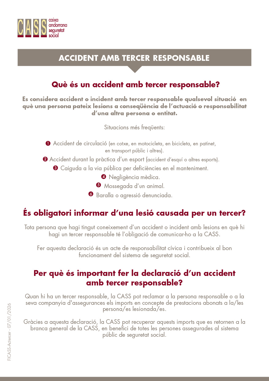 Accident amb tercer responsable